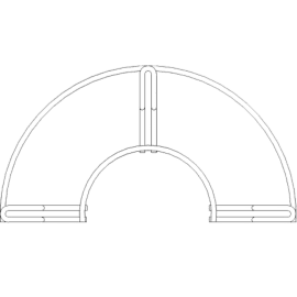 Support grand modèle pour tuyaux de 20m Brightwell