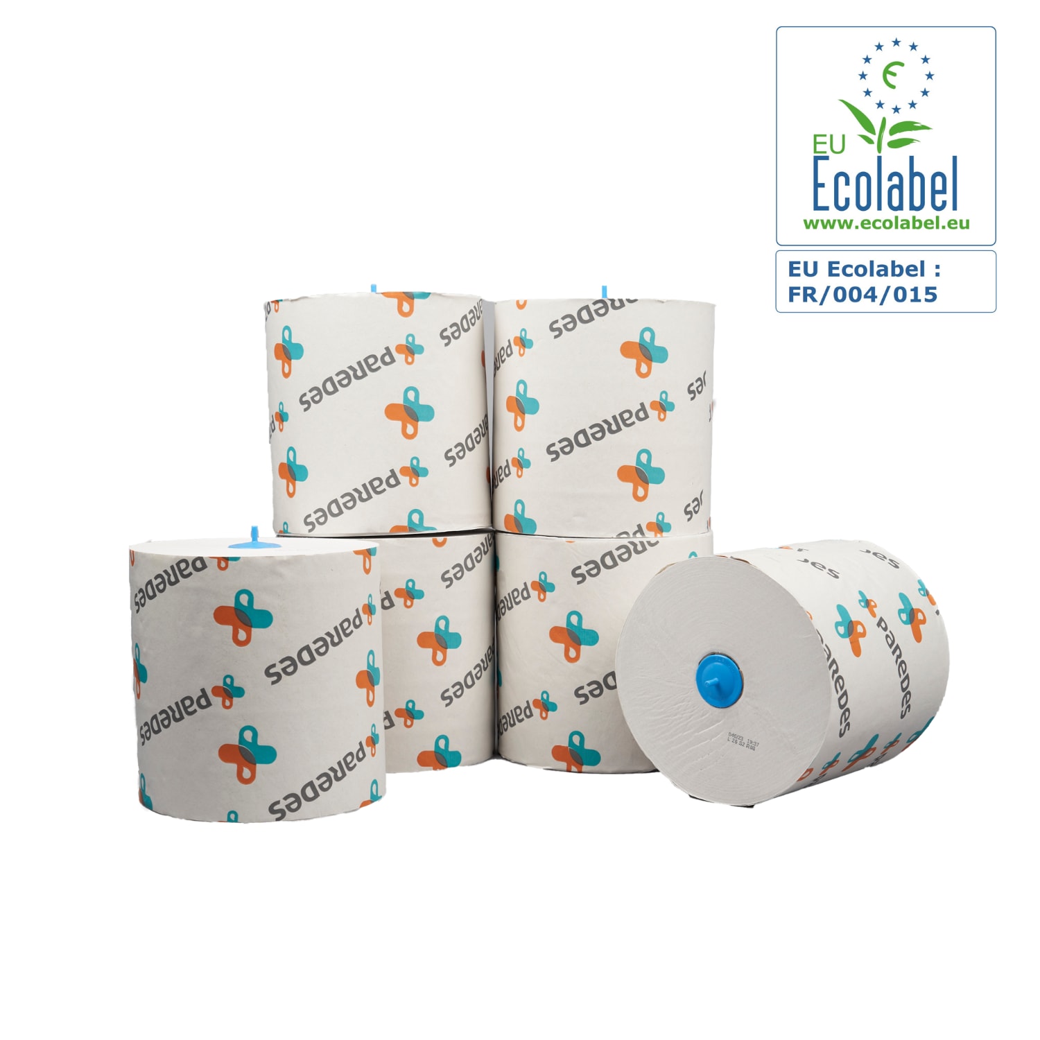 Essuie-mains rouleau blanc 2 plis 175m certifié Ecolabel photo du produit