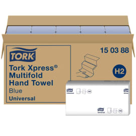 Essuie-mains interfoliés bleu plie Z Tork