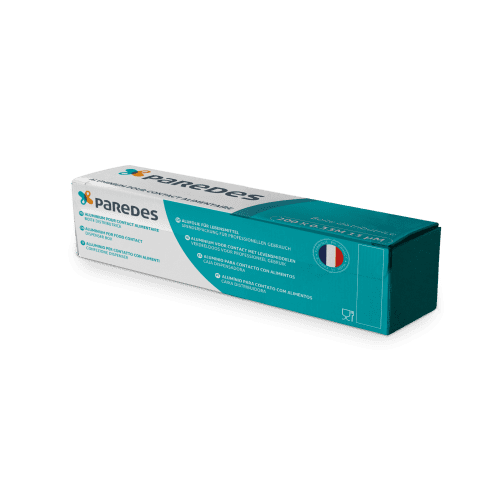 Boite distributrice rouleau aluminium 200m x 0,33 cm 11µm Paredes photo du produit front L
