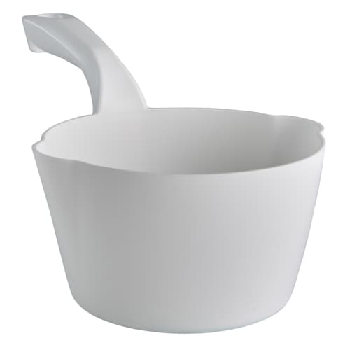 Pelle ronde graduée alimentaire PLP 1L blanc Vikan photo du produit front L