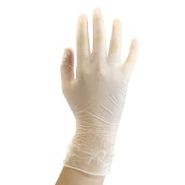 Gant à usage unique vinyle PROP Optisane transparent non poudré EN 374