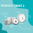 Distributeur papier toilette à dévidage central Paredis Twist 2 Paredes photo du produit back S