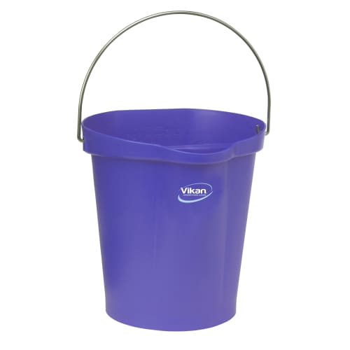 Seau gradué alimentaire PLP 12L violet Vikan photo du produit front L