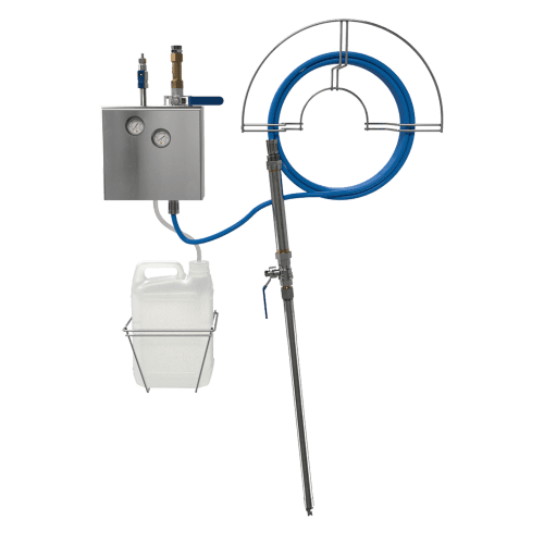 Centrale Mini Mousse option rinçage tuyau de 20m Brightwell photo du produit front L