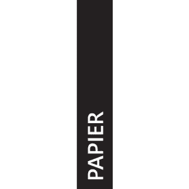 Etiquette autocollante ''Papier'' Medial