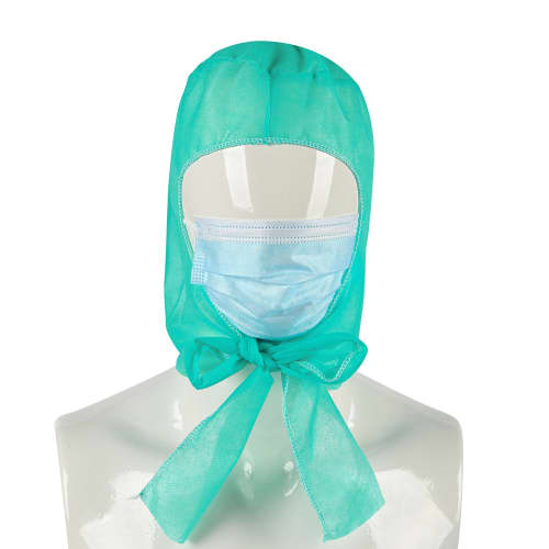 Cagoule PP 25g/m² vert TU Paredes Access photo du produit front L