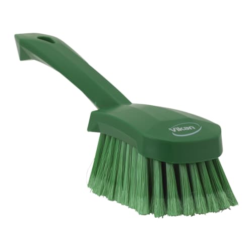 Brosse à main fibres souples alimentaire PLP 27cm vert Vikan photo du produit