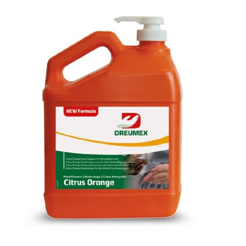 Crème nettoyante d'atelier Citrus Orange bidon de 3,78L photo du produit front L