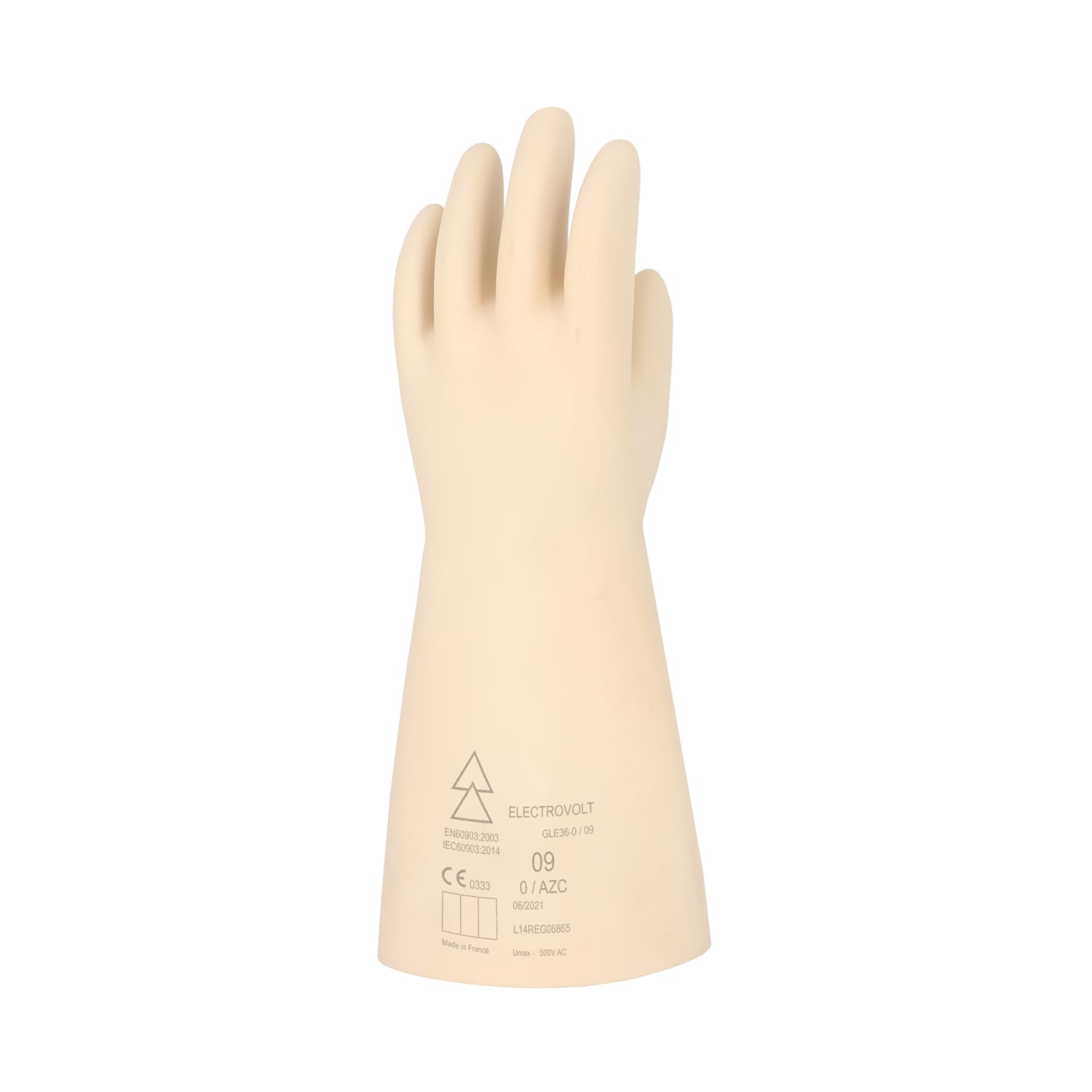 Gants de protection électricien en Latex Singer GLE ELECTROVOLT classe 00 41 cm taille 10 Regeltex photo du produit