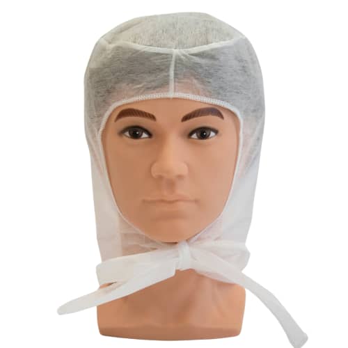 Cagoule orthopédique à nouer NT voie sèche blanche Indutex photo du produit front L