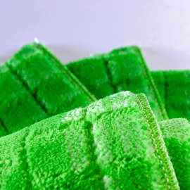 Bandeau de lavage microfibre Ultimate duo vert 43 x 14 cm à poches Decitex