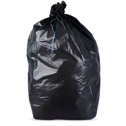 Sacs poubelle 100L Noir 44µ photo du produit front L