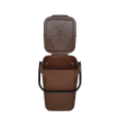 Poubelle compost PP/PE recyclé Organik Green 10L marron Rossignol photo du produit