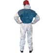 Combinaison de protection Partiguard TB type 5-6 dos aéré passe-pouces élastiques cagoule poignets taille chevilles blanc/bleu taille L photo du produit