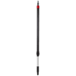 Manche télescopique à passage d'eau avec robinet on/off aluminimum PLP Ø32mm 106 à 160 cm noir Vikan photo du produit