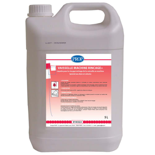 PROP Liquide vaisselle rinçage + bidon de 5L photo du produit front L