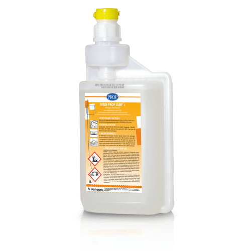Détergent désinfectant PROP Medi-PROP Surf+ flacon doseur de 1L photo du produit front L