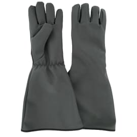 Gant protection chaleur Warm 350°C para-aramide enduit silicone noir longueur 50cm