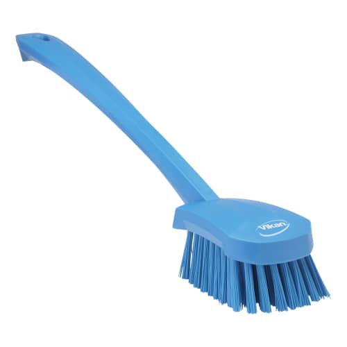 Brosse fibres dures alimentaire PLP 41,5cm bleu Vikan photo du produit front L