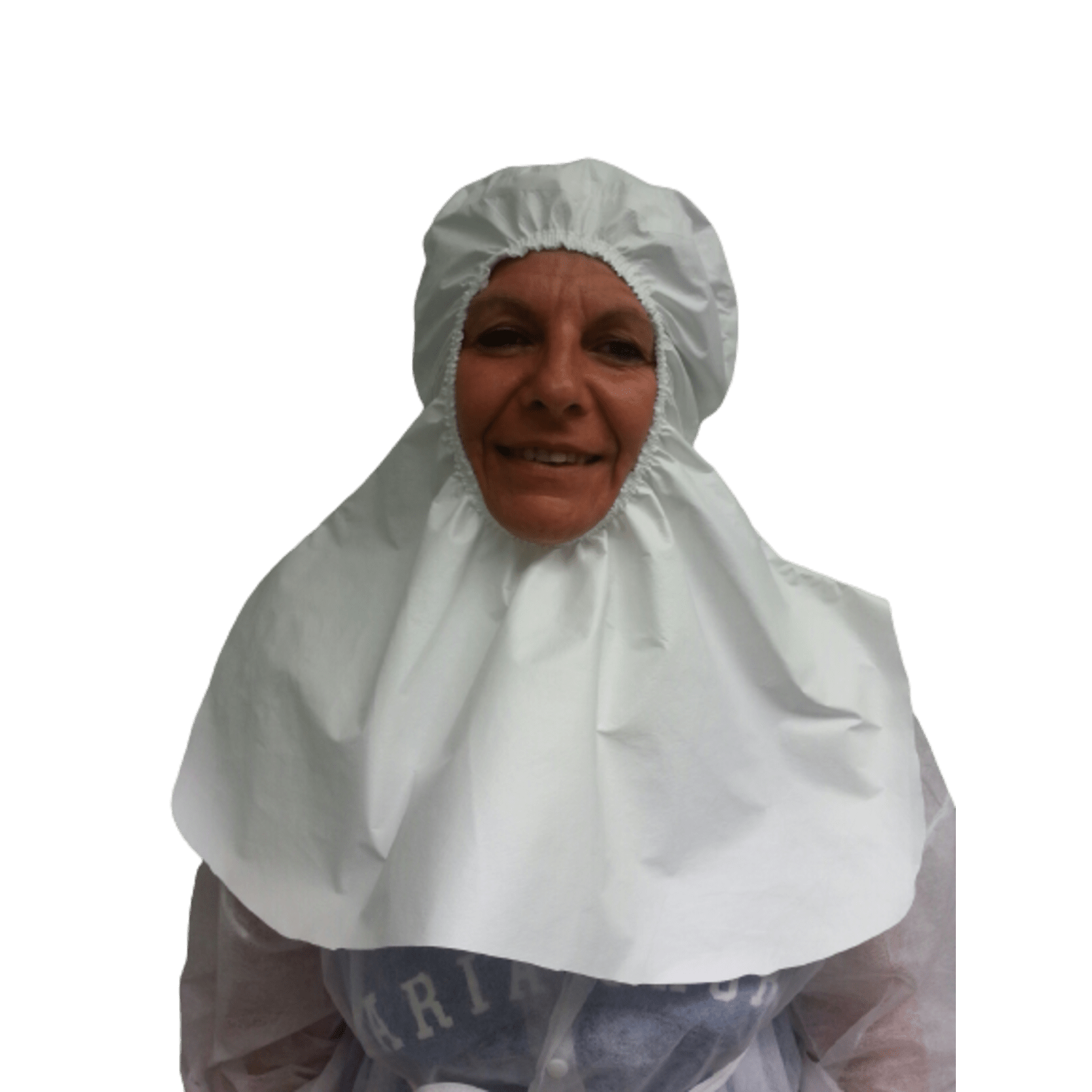 Heaume Cleanguard avec liens et élastique au visage photo du produit