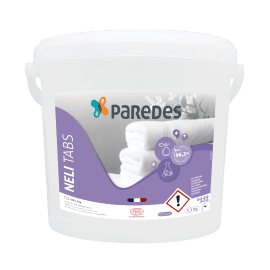 Tablettes linge parfumées Ecocert Paredes Neli Tabs seau de 160