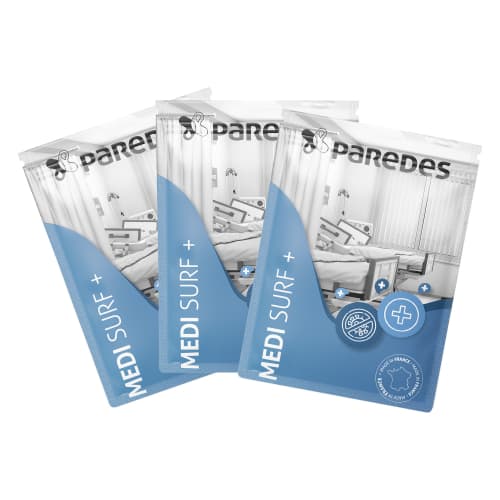 Détergent désinfectant Paredes Medi Surf+ doses de 20ml photo du produit front L