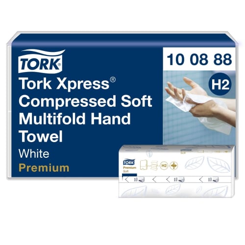 Essuie-mains Compressés Interfoliés Doux Tork Xpress® photo du produit front L