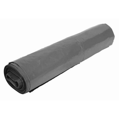 Housse plastique PE BD 240L noir 32µm photo du produit front L