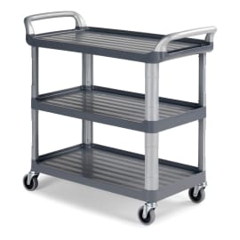 Chariot de service Silver 3 plateaux gris Filmop