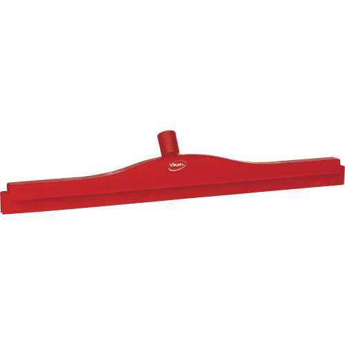 Raclette double lame pivotante alimentaire PLP caoutchouc 60cm rouge Vikan photo du produit front L