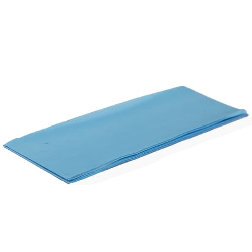 Protège drap 2 plis bleu 78 x 210 cm photo du produit front L