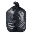 Sacs poubelle 200L PEBD noir 50µ  lien classique Jet'Sac photo du produit