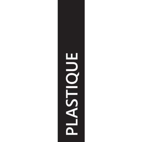 Etiquette autocollante ''Plastique'' Medial photo du produit front L