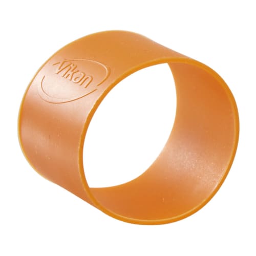 Collier d'identification caoutchouc Ø4cm orange Vikan photo du produit front L