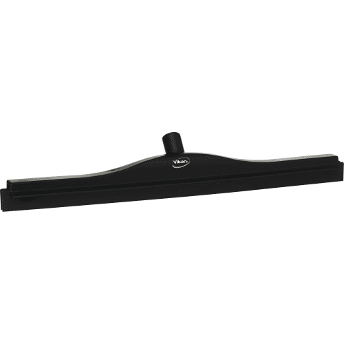 Raclette double lame alimentaire PLP caoutchouc 60cm noir Vikan photo du produit front L