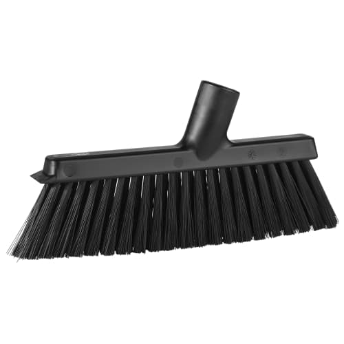 Balai biseauté avec pas de vis incliné, 250 mm, Medium, Noir Vikan photo du produit front L