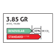 Essuie-mains plié Z blanc 19,4 x 21,5 cm Paredes Renovelar photo du produit back S