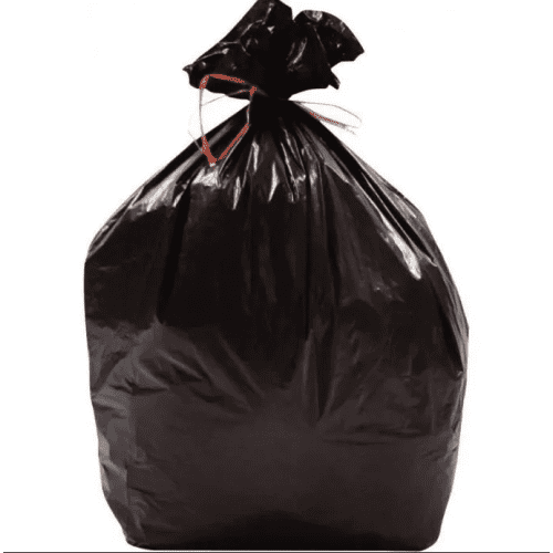 Sacs poubelle 50L PEBD 50L noir 40µ  lien classique Jet'Sac photo du produit front L