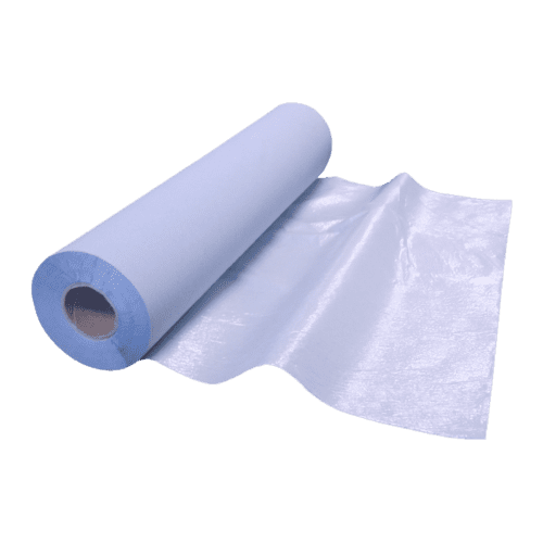 Drap d'examen rouleau Paredes ouate et PE bleu plastifié 180 formats 50 x 38 cm photo du produit front L