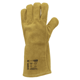 Gants de soudure lourde Coverguard EUROWELD 330 croûte vachette orange dorée