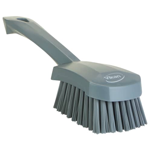 Brosse à main fibres dures alimentaire PLP 27cm gris Vikan photo du produit front L