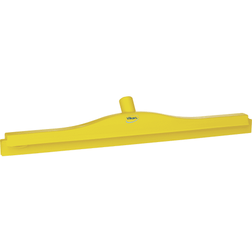Raclette double lame alimentaire PLP caoutchouc 60cm jaune Vikan photo du produit front L