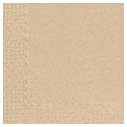 Serviette de table ouate Manufacture de l'Éphémère 33x33 2 plis kraft photo du produit front L