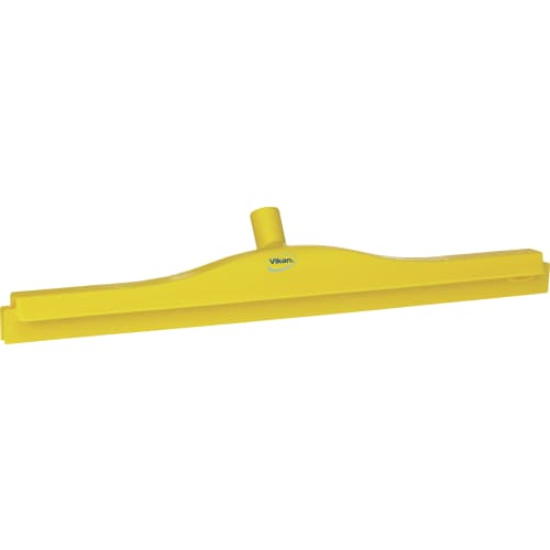 Raclette double lame pivotante alimentaire PLP caoutchouc 60cm jaune Vikan photo du produit front L