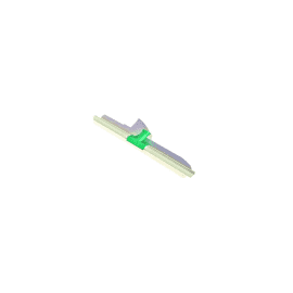 Raclette mousse 55cm alimentaire vert Gouble Boussemart