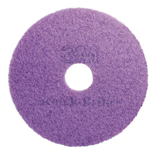 Disque mauve 3M pour autolaveuse et monobrosse Ø406mm photo du produit front L