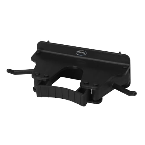 Support mural PLP 16cm noir Vikan photo du produit front L