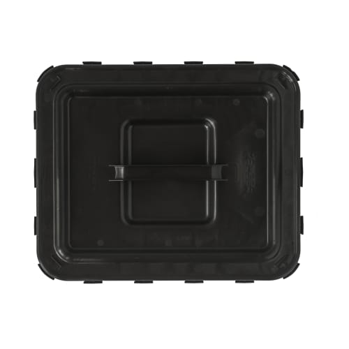 Couvercle à poignée noir pour fûts VAT5 photo du produit front L