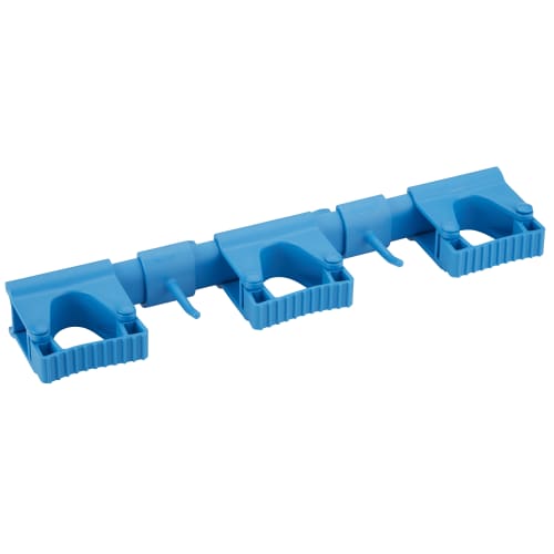 Support mural 3 clips alimentaire PLP 42cm bleu Vikan photo du produit front L